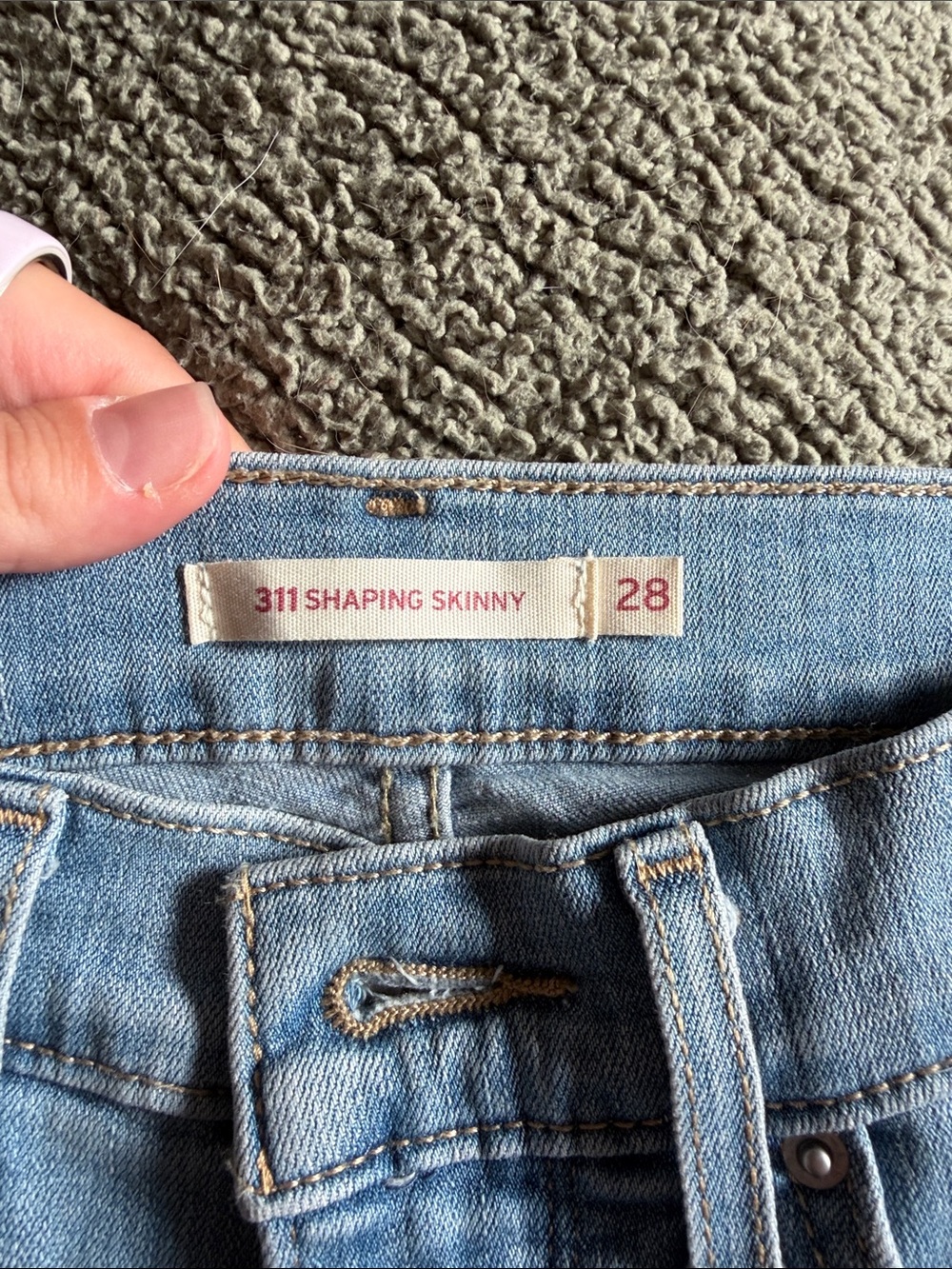 Levi's 311 Shaping Skinny Light Blue Jeans